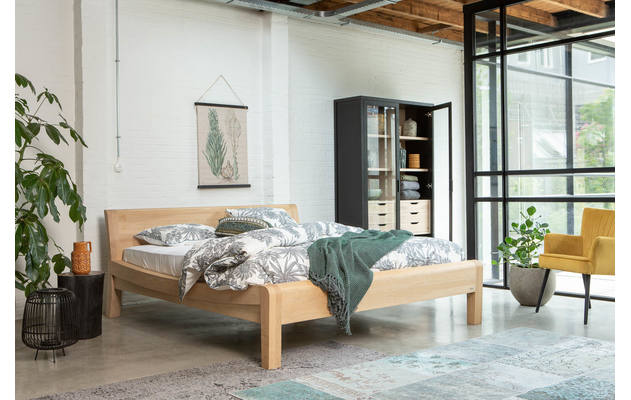 Goossens excellent bedframe donna onbewerkt eiken - 8180610-ledikant donna-01